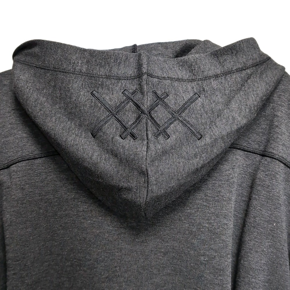 Rhone Hooded Belted Wrap Robe Mens Size S/M Black Heather Midweight NEW NWT $168 - Picture 4 of 10